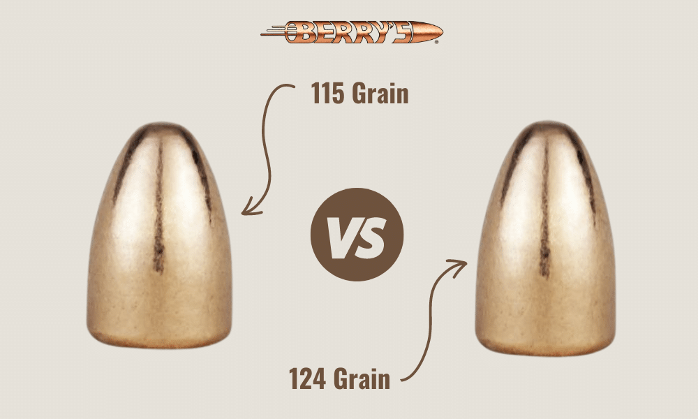 Understanding Bullet Grain: 115 vs 124 Grain – What Exactly is the Difference?